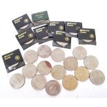 COLLECTION OF 24 X BRITISH CURRENCY 'CROWNS' COINAGE