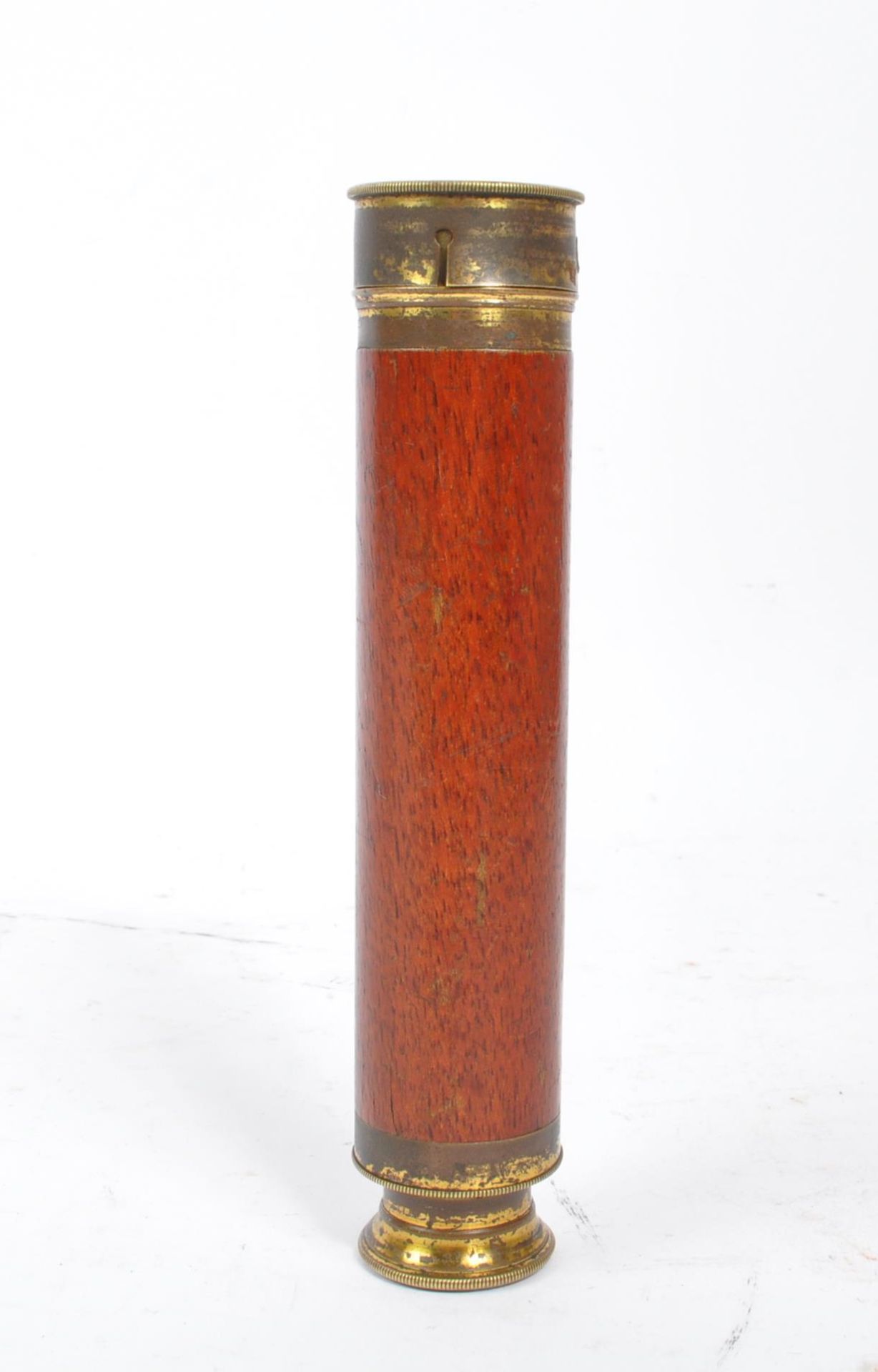 SALOM & CO - 19TH CENTURY BRASS MONOCULAR TELESCOPE - Image 4 of 8