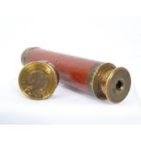 SALOM & CO - 19TH CENTURY BRASS MONOCULAR TELESCOPE