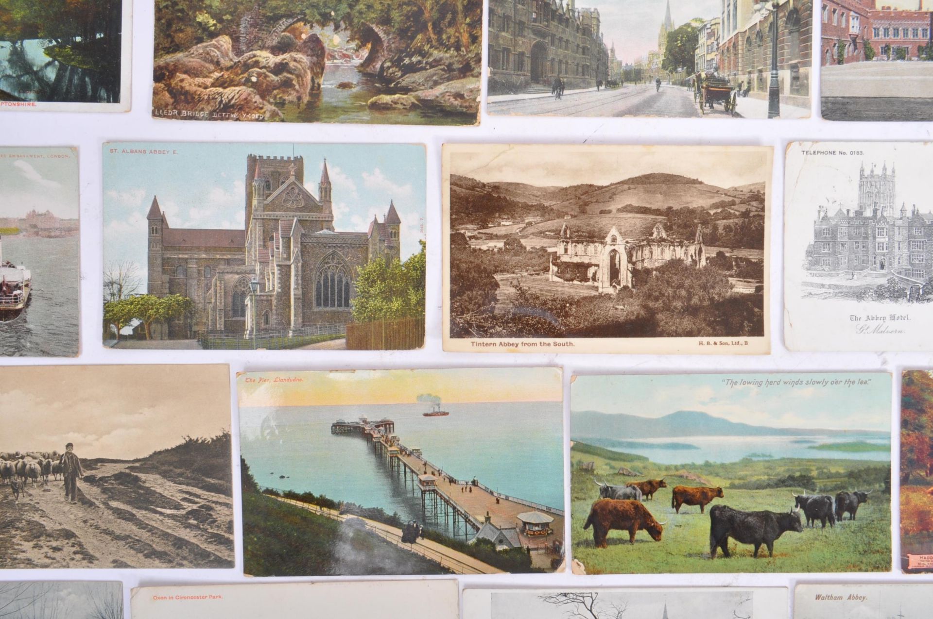 EXTENSIVE UNSORTED EDWARDIAN TOPOGRAPHICAL POSTCARDS - Image 5 of 23
