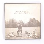 GEORGE HARRISON - ALL THINGS MUST PASS LP VINYL RECORD