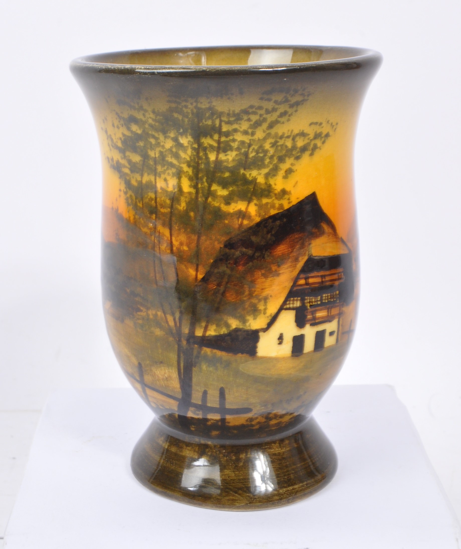 MAJOLICA SMF SCHRAMBERG - 20TH CENTURY GERMAN VASE - Image 5 of 5