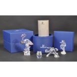 SWAROVSKI - COLLECTION OF CRYSTAL BIRD FIGURES