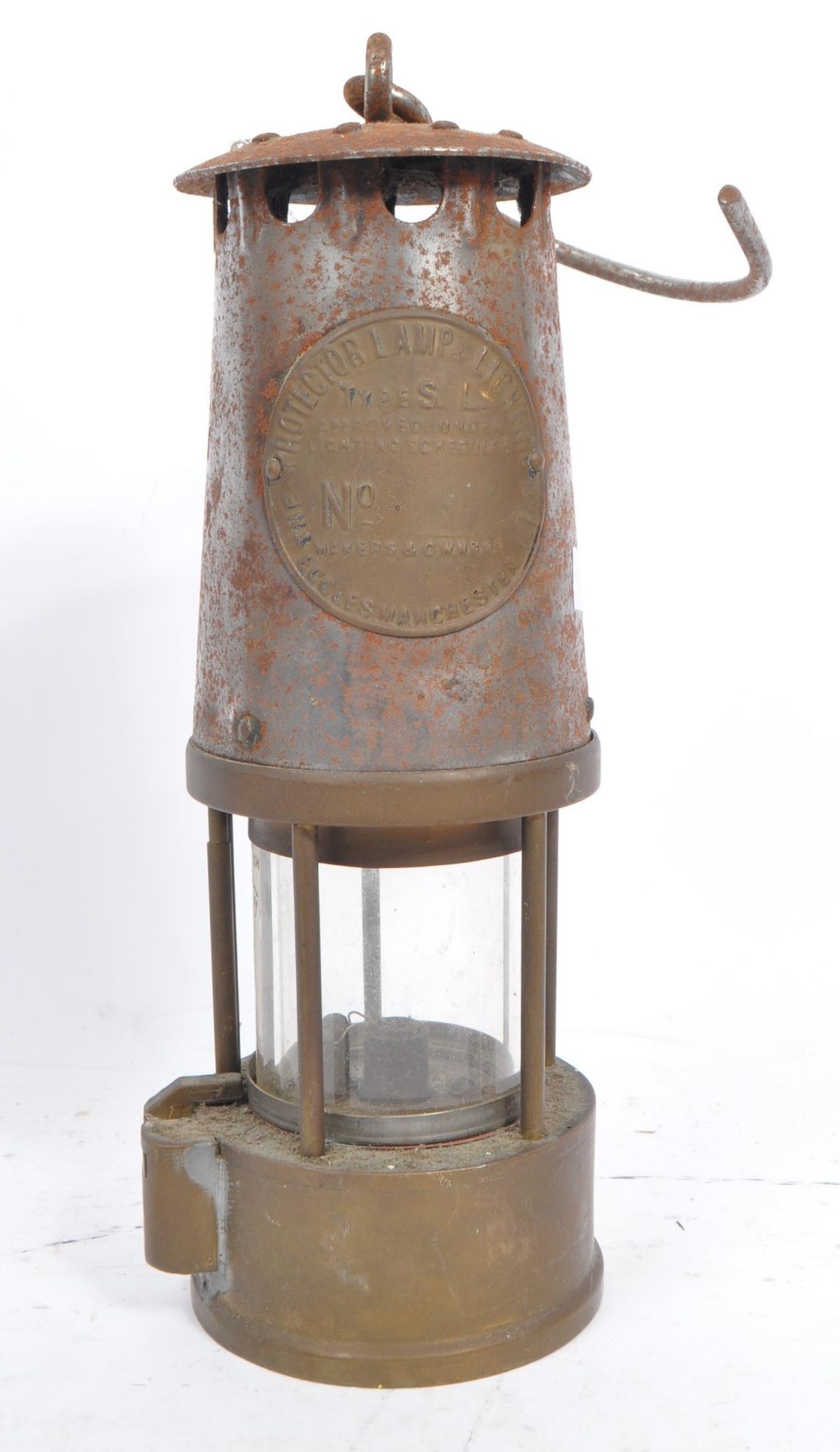 20TH CENTURY BRASS & METAL ECCLES MINERS LAMP