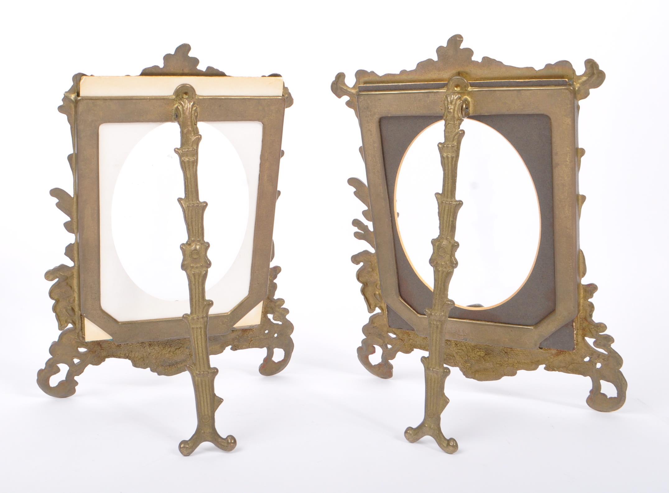 TWO FRENCH BELLE EPOQUE PHOTO FRAMES - Image 2 of 6
