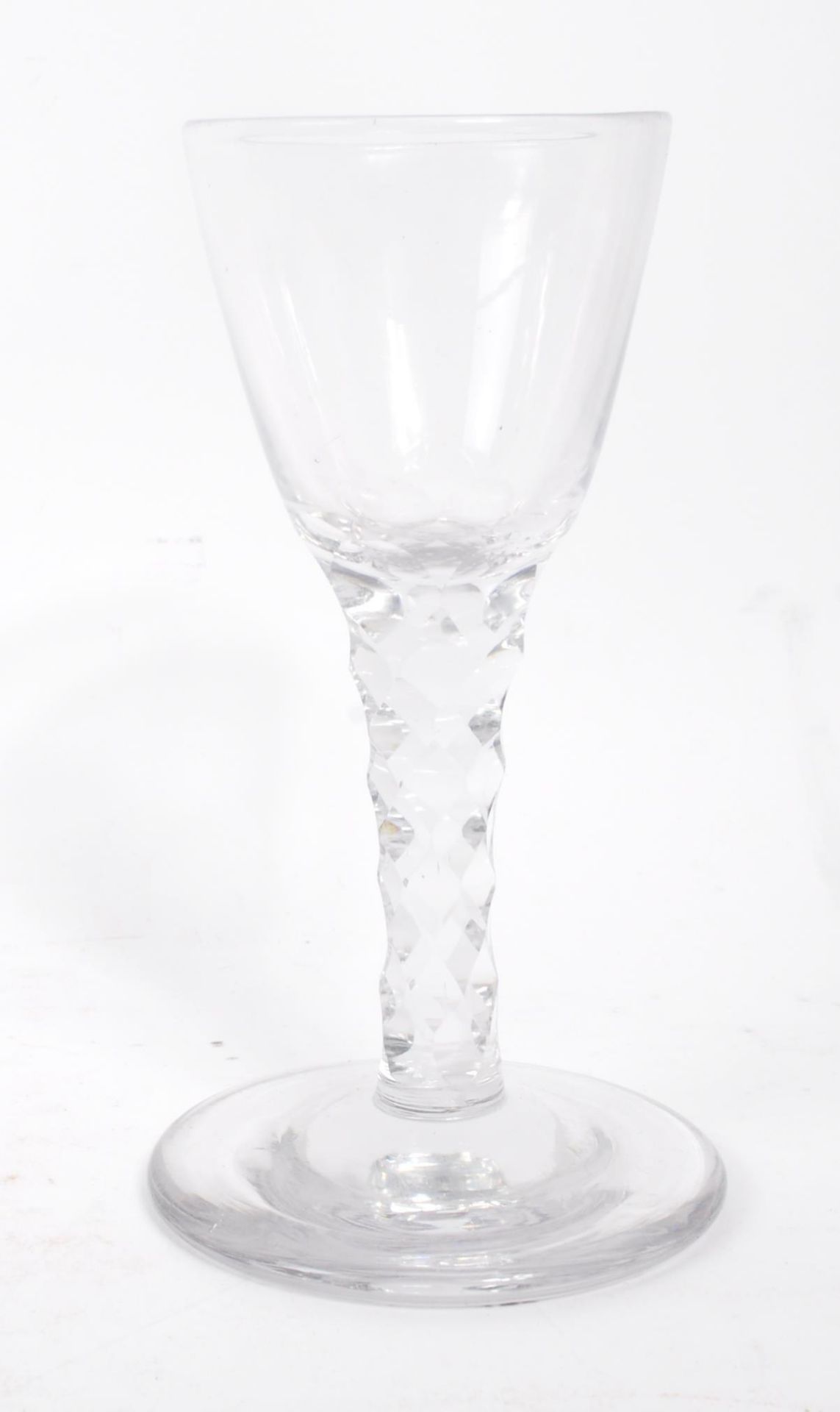 COLLECTION OF THREE GEORGIAN STEMMED WINE GLASSES - Image 3 of 8