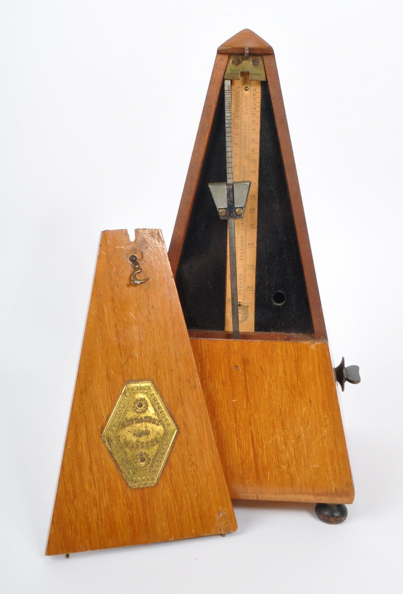 MAELZEL - EARLY 20TH CENTURY WALNUT METRONOME - Image 2 of 6