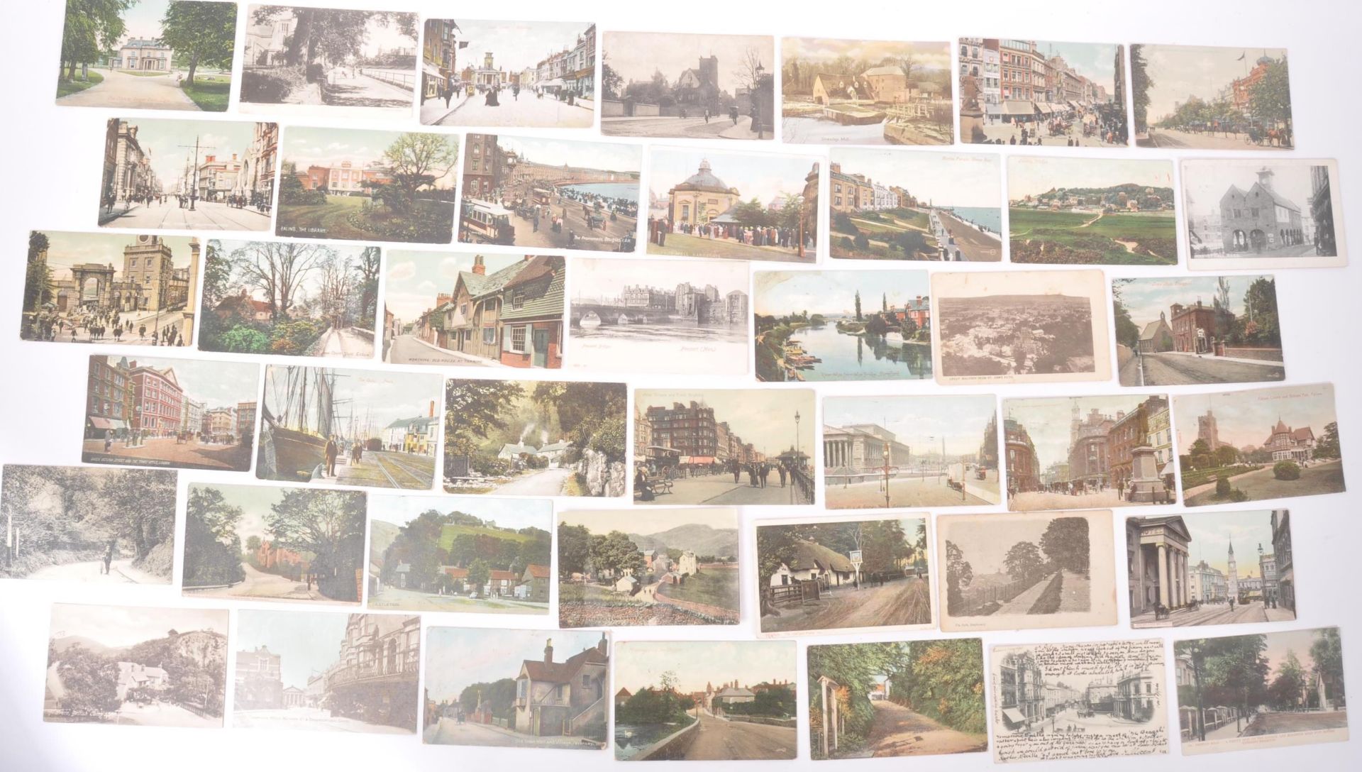 EARLY 20TH CENTURY TOPOGRAPHICAL POSTCARD ACCUMULATION - Bild 16 aus 20