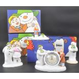 COALPORT CHARACTERS - THE SNOWMAN - FOUR PORCELAIN FIGURES