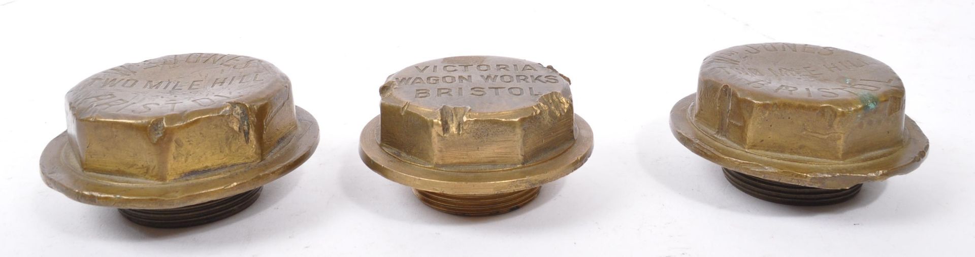 COLLECTION OF THREE BRISTOL WAGON WHEEL CAPS - Image 2 of 6