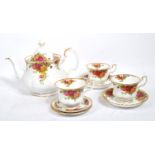 ROYAL ALBERT - OLD COUNTRY ROSES - PORCELAIN PART TEA SET