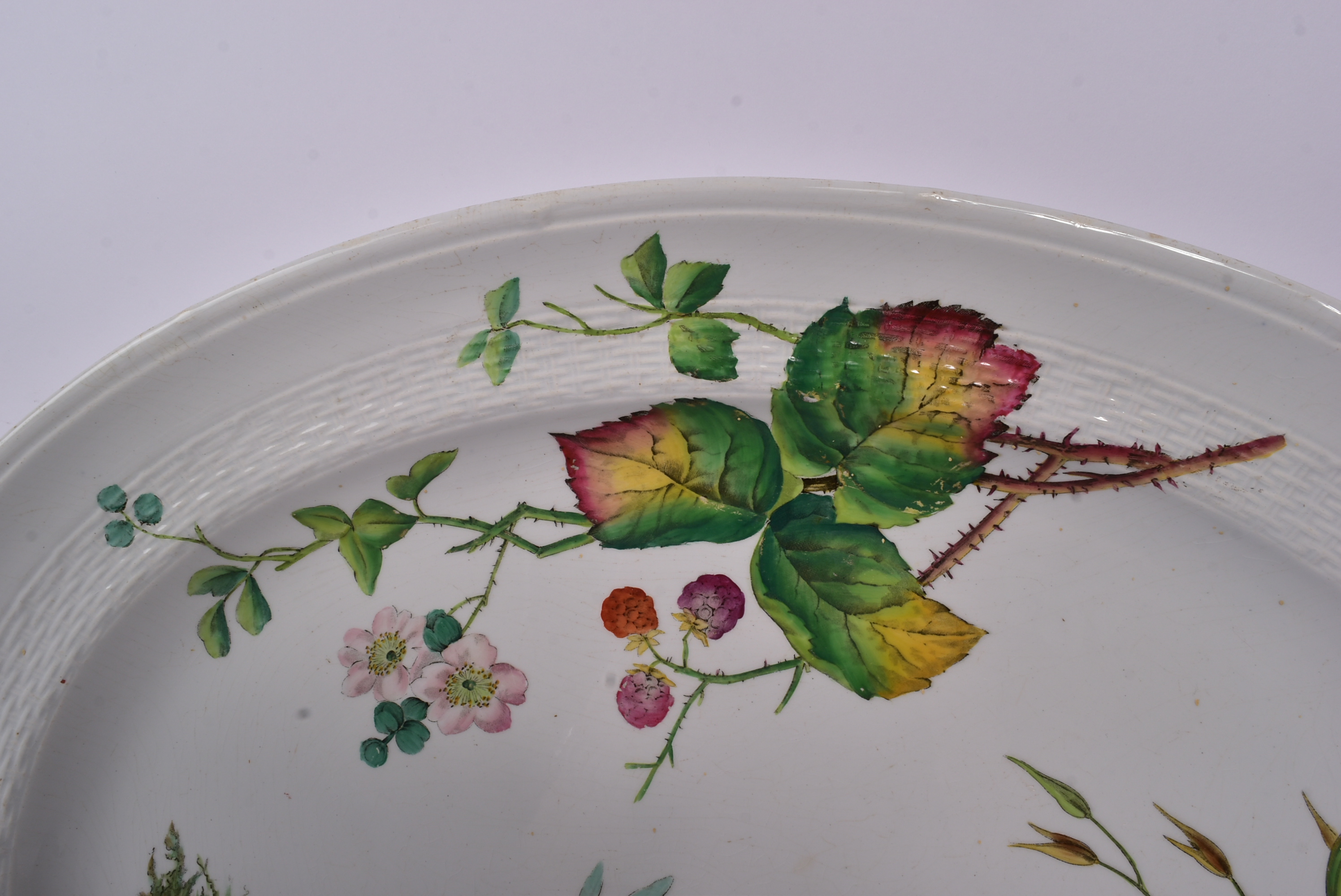 MINTON - WEDGWOOD - TWO LARGE CHINA PLATTER PLATES - Image 3 of 7