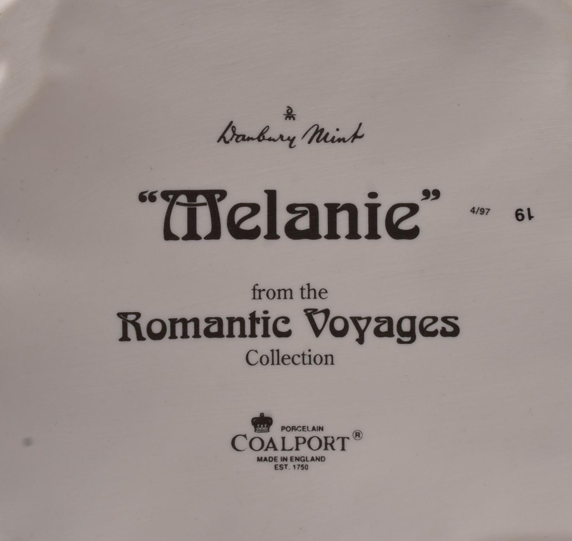 COALPORT DANBURY MINT - FOUR ROMANTIC VOYAGES FIGURES - Bild 5 aus 8