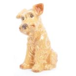 SYLVAC - LARGE MID CENTURY CERAMIC SYLVAC TERRIER DOG