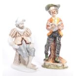 20TH CENTURY CAPODIMONTE PREACHING & D'ART SPAIN FIGURINES