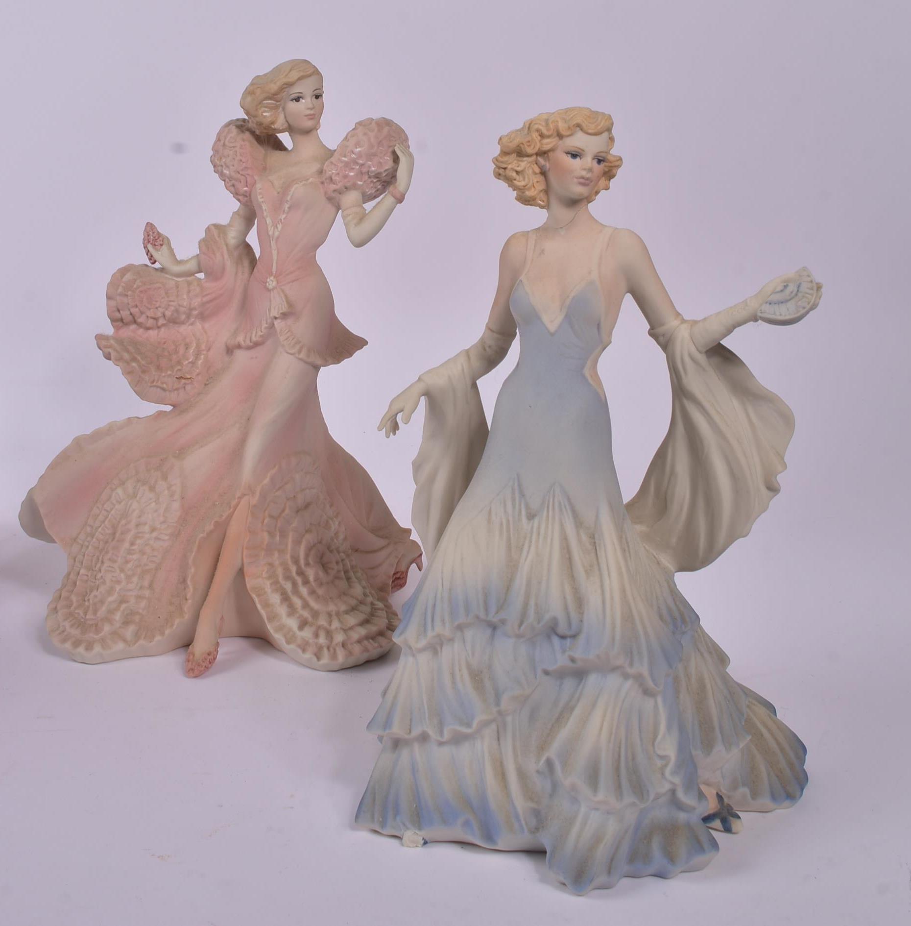 COALPORT DANBURY MINT - FOUR ROMANTIC VOYAGES FIGURES - Image 3 of 8