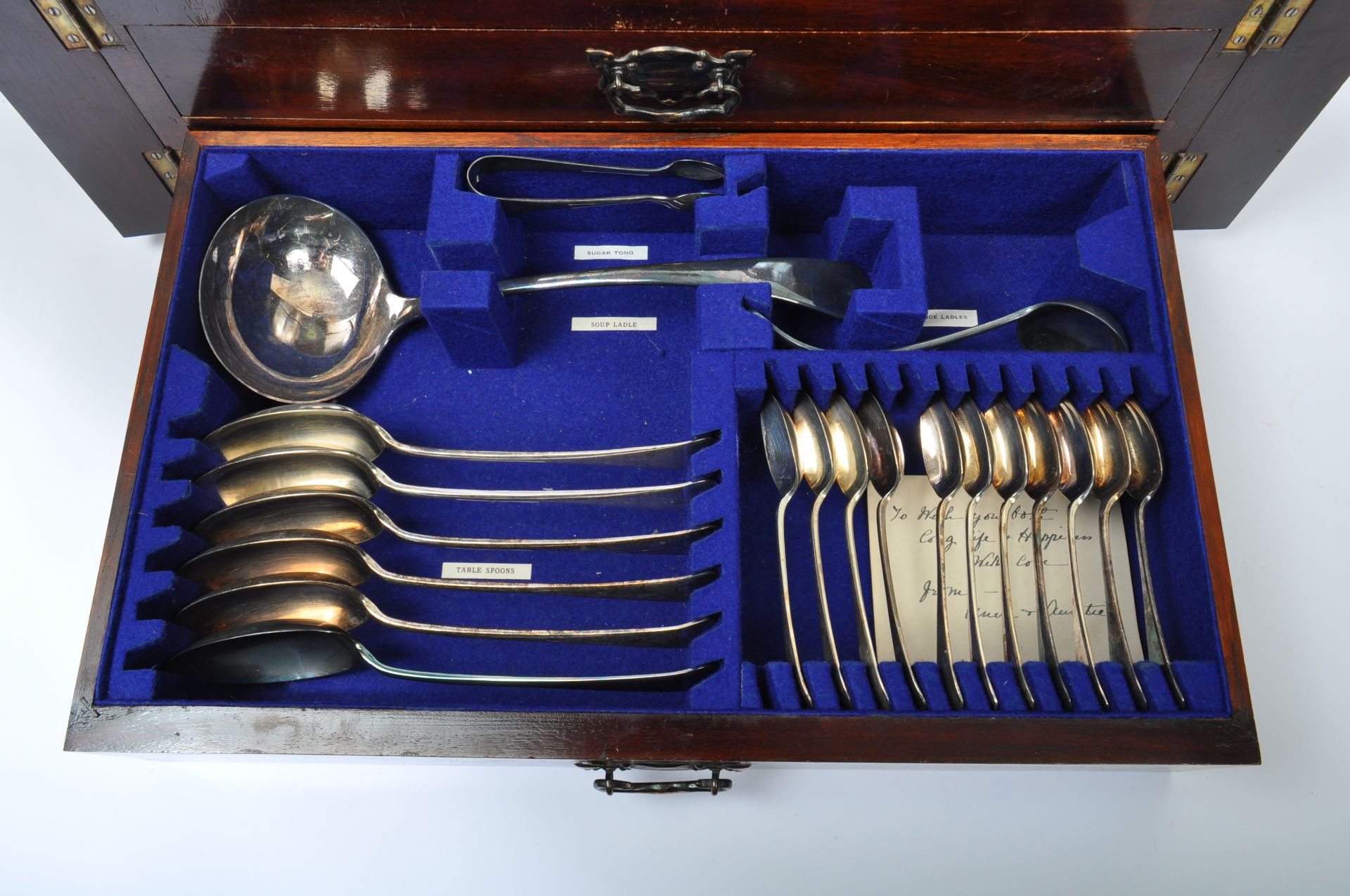 CROSS BROS LITD - 1920S CUTLERY CANTEEN - Image 4 of 9