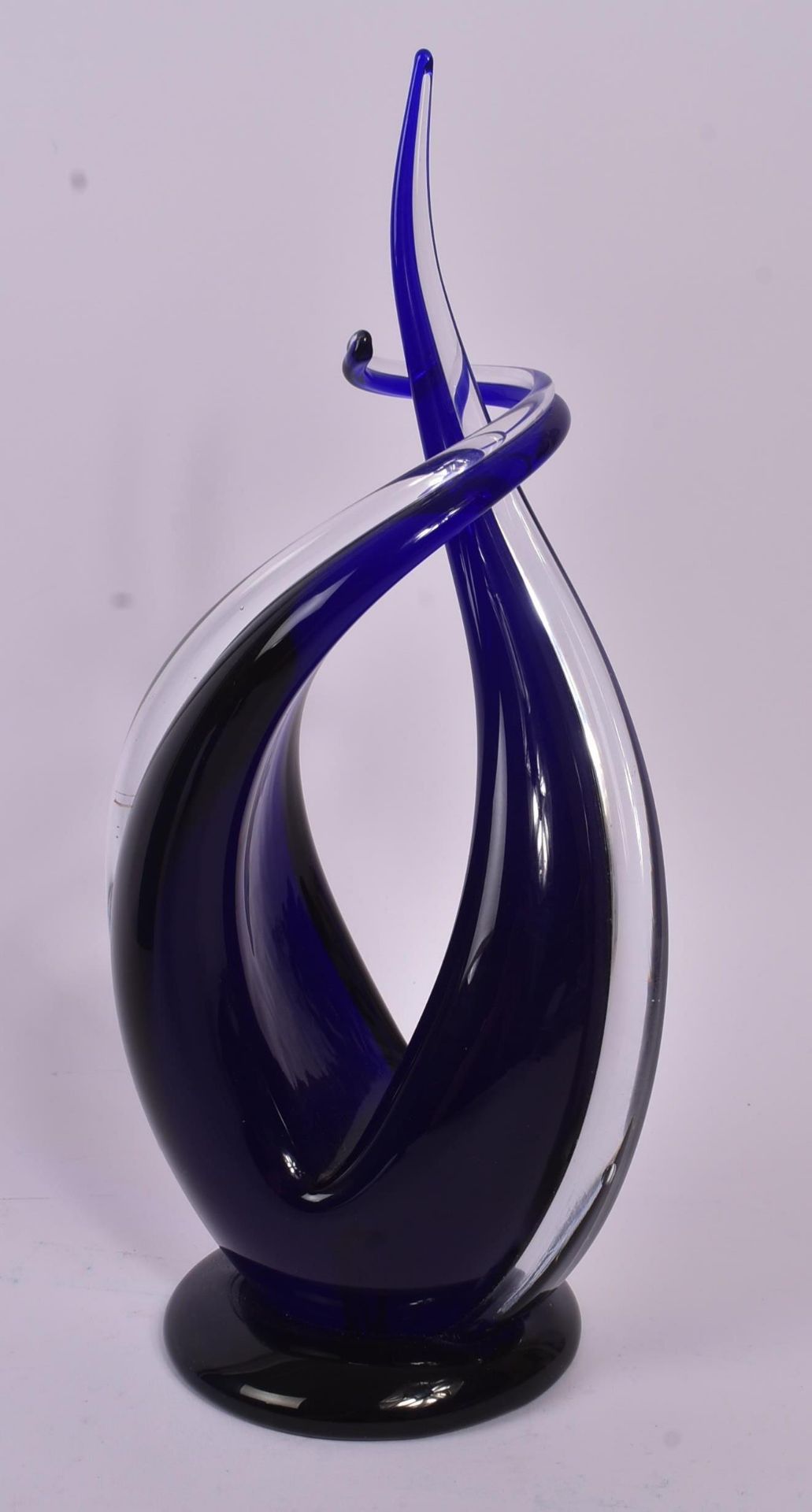 BRISTOL BLUE - COLLECTION OF CONTEMPORARY GLASS ITEMS - Bild 2 aus 5