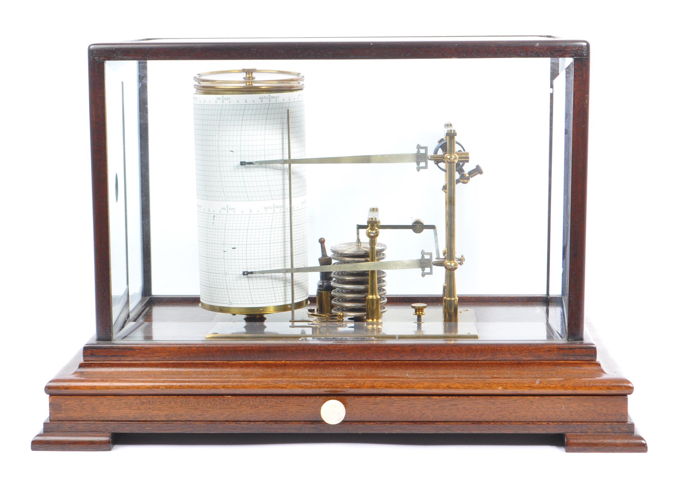 NEGRETTI & ZAMBRA - CIRCA. 1930S MAHOGANY CASED BAROMETER