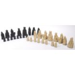 ISLE OF LEWIS RESIN REPRODUCTION CHESS SET