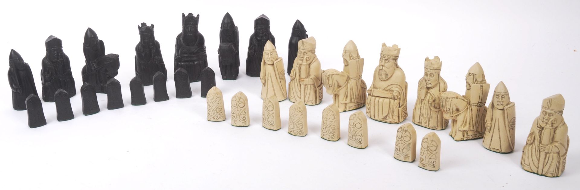 ISLE OF LEWIS RESIN REPRODUCTION CHESS SET