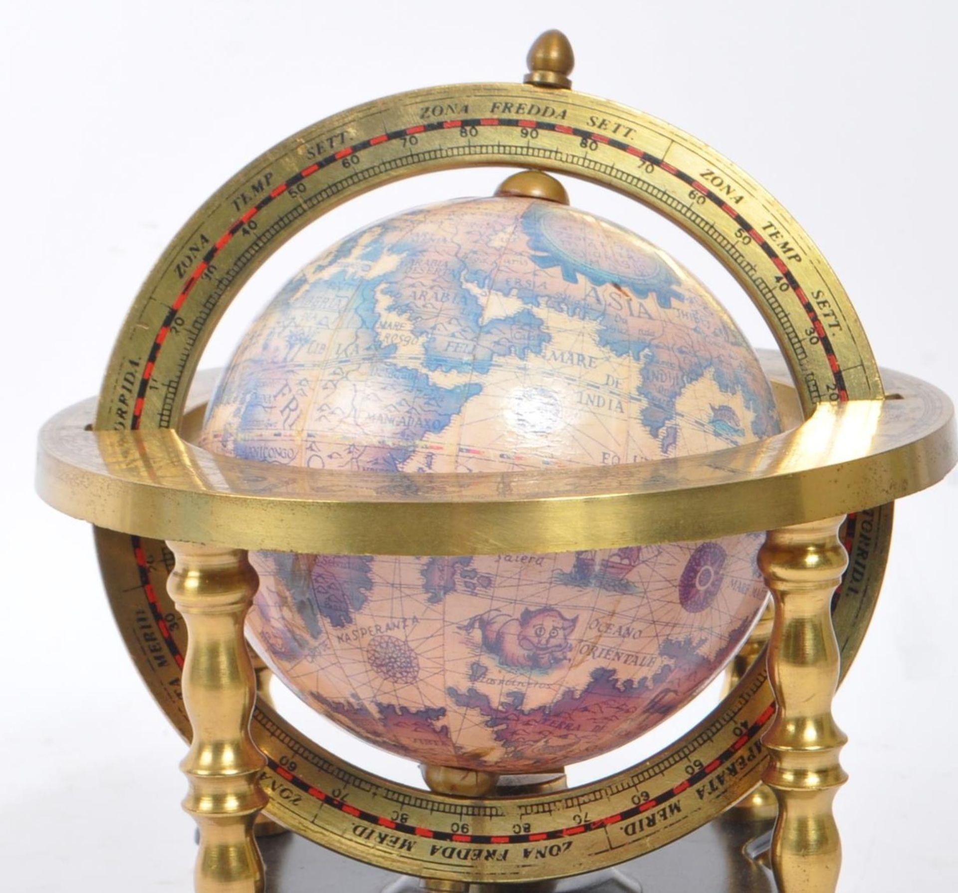 TWO 20TH CENTURY DESK TOP GLOBES - Image 5 of 5