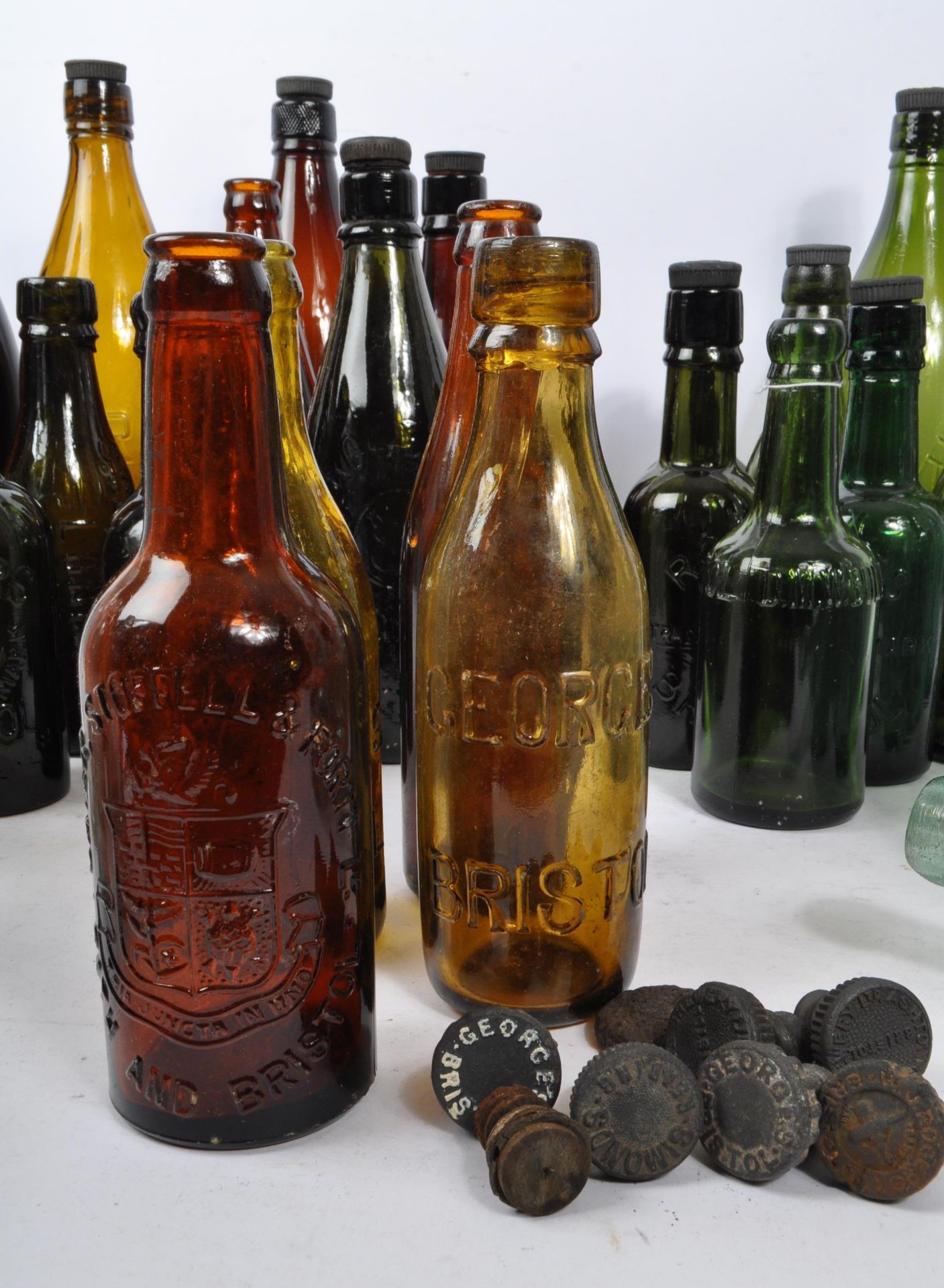 LARGE COLLECTION OF BRISTOL BREWERY GLASS BOTTLES - Image 2 of 6