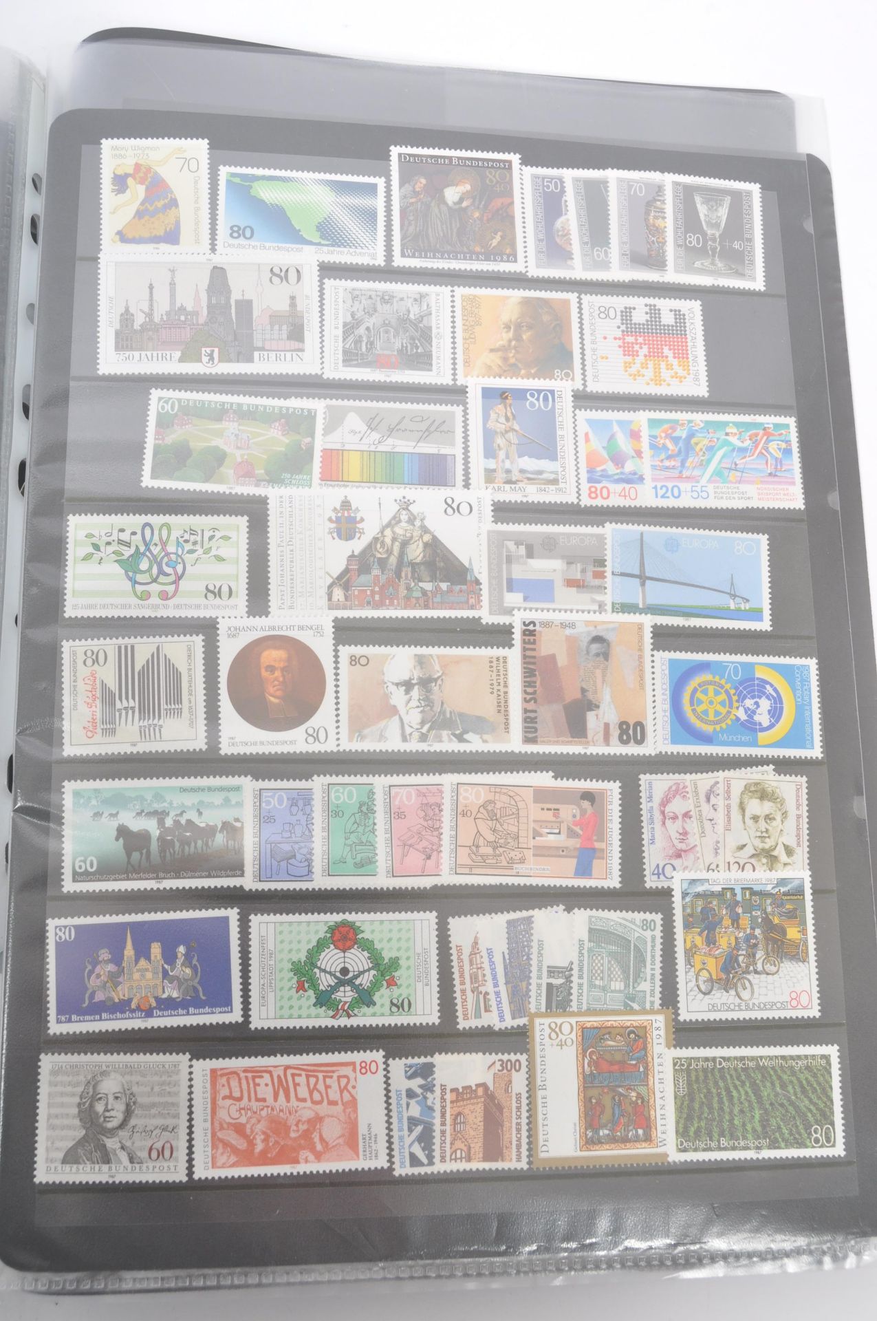 COLLECTION OF LATE 20TH CENTURY GERMAN POSTAGE STAMPS - Image 2 of 5