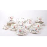 ROYAL ALBERT - HAPPYLAND PATTERN - PORCELAIN PART TEA SET