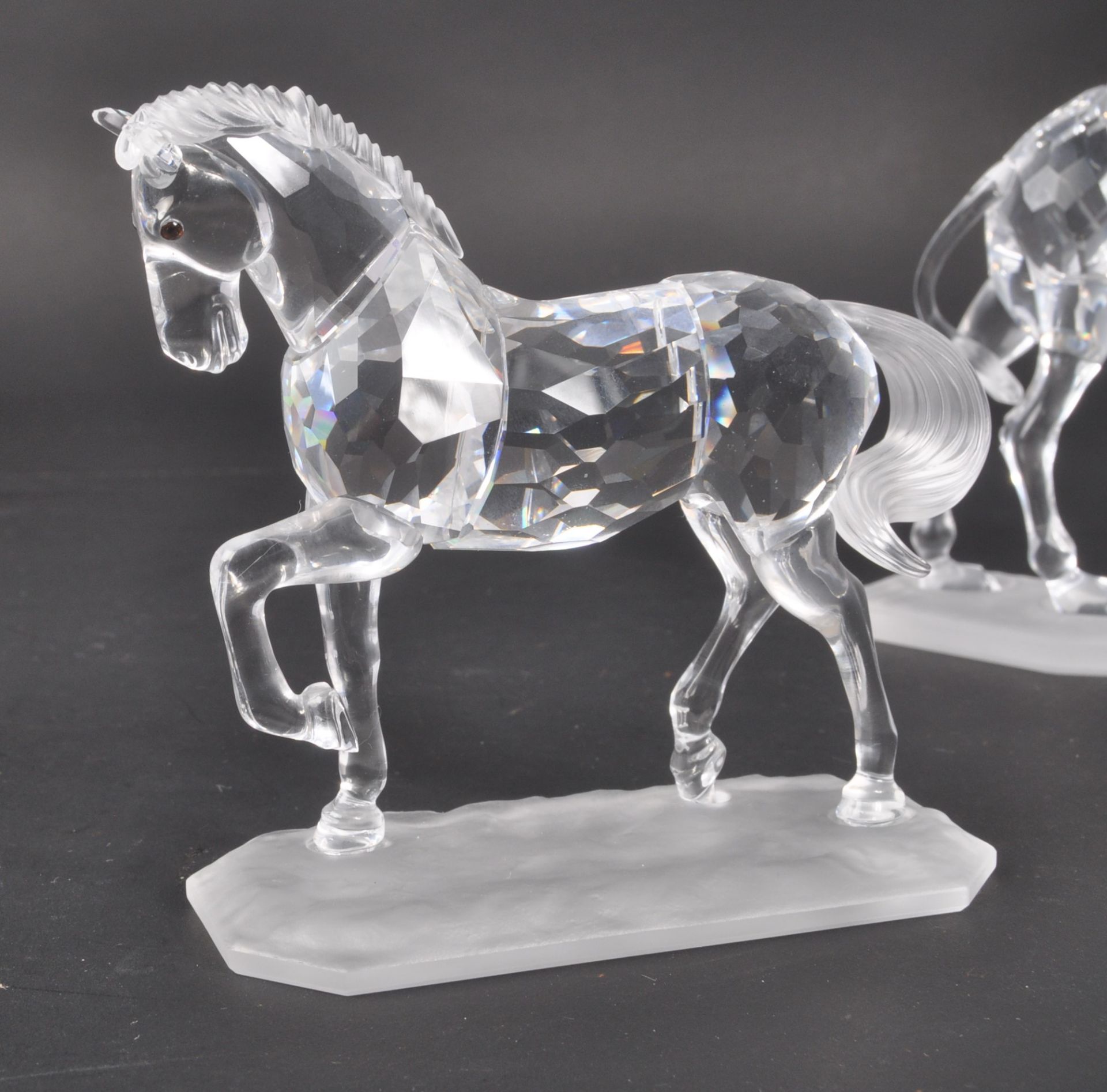 SWAROVSKI - FIVE SILVER CRYSTAL ANIMAL FIGURES - Bild 7 aus 9