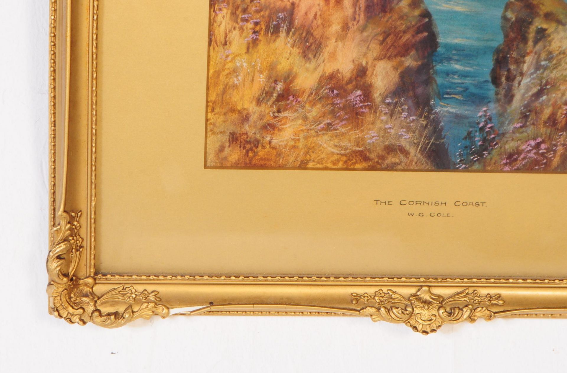W.G COLE - TRIPTYCH OF CORNISH COASTAL PAINTINGS - Image 10 of 11