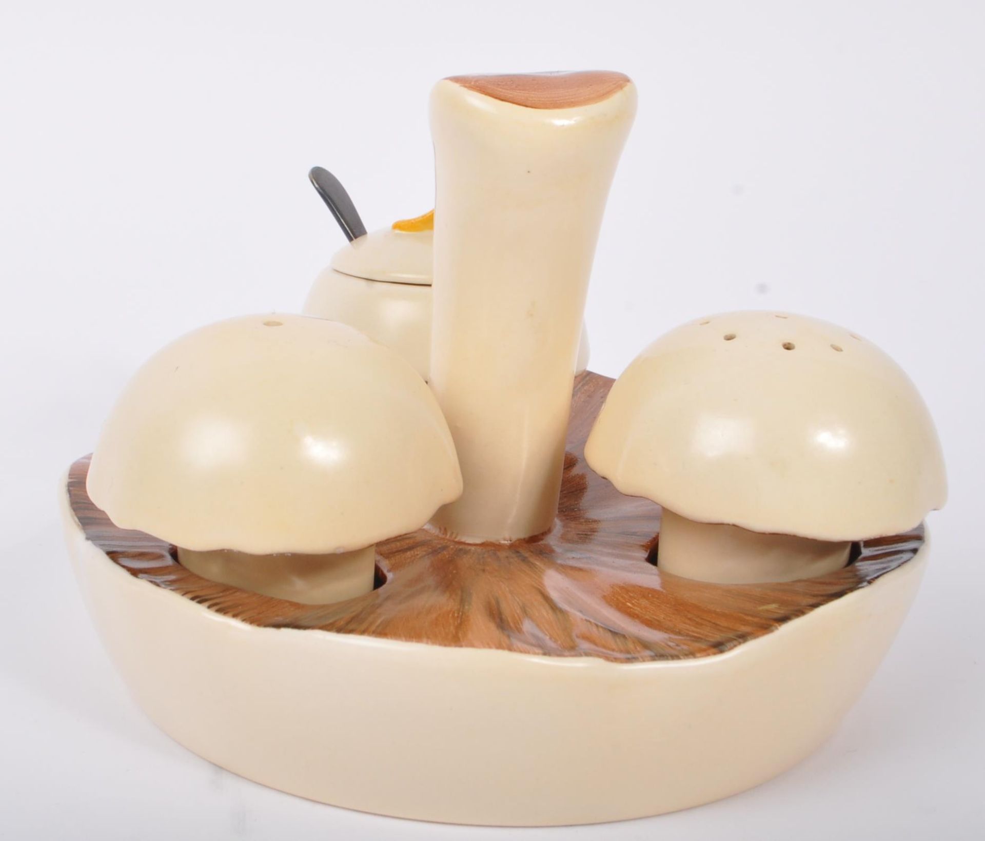 CARLTON WARE - CONTEMPORARY MUSHROOM CRUET / CONDIMENT SET - Image 3 of 6