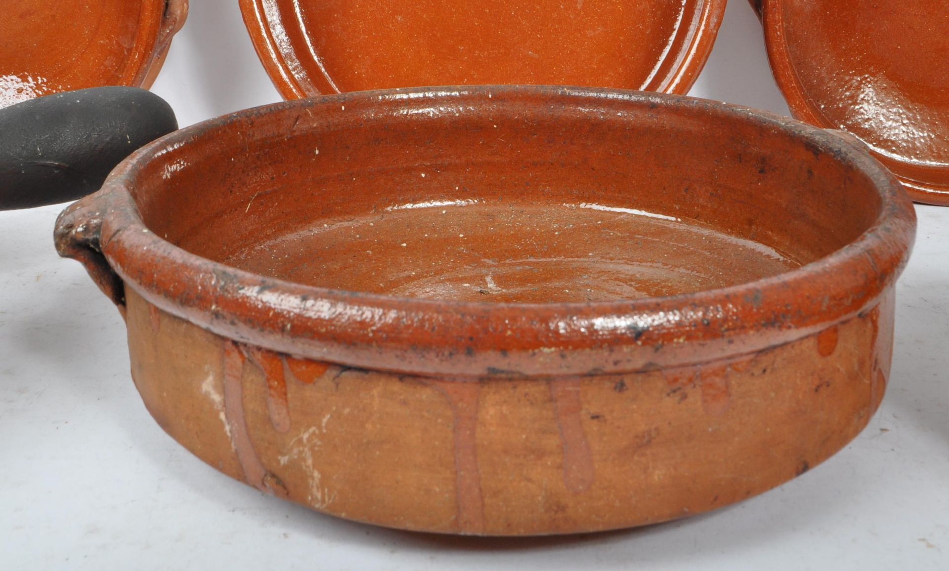 VINTAGE 20TH CENTURY FRENCH TAPAS TERRACOTTA BOWLS DISHES - Image 3 of 5