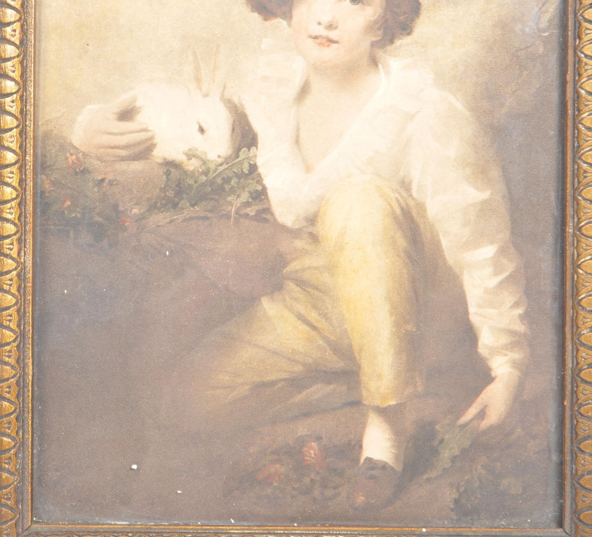 AFTER HENRY RAEBURN (1756-1823) - BOY WITH RABBIT ENGRAVING - Bild 3 aus 5