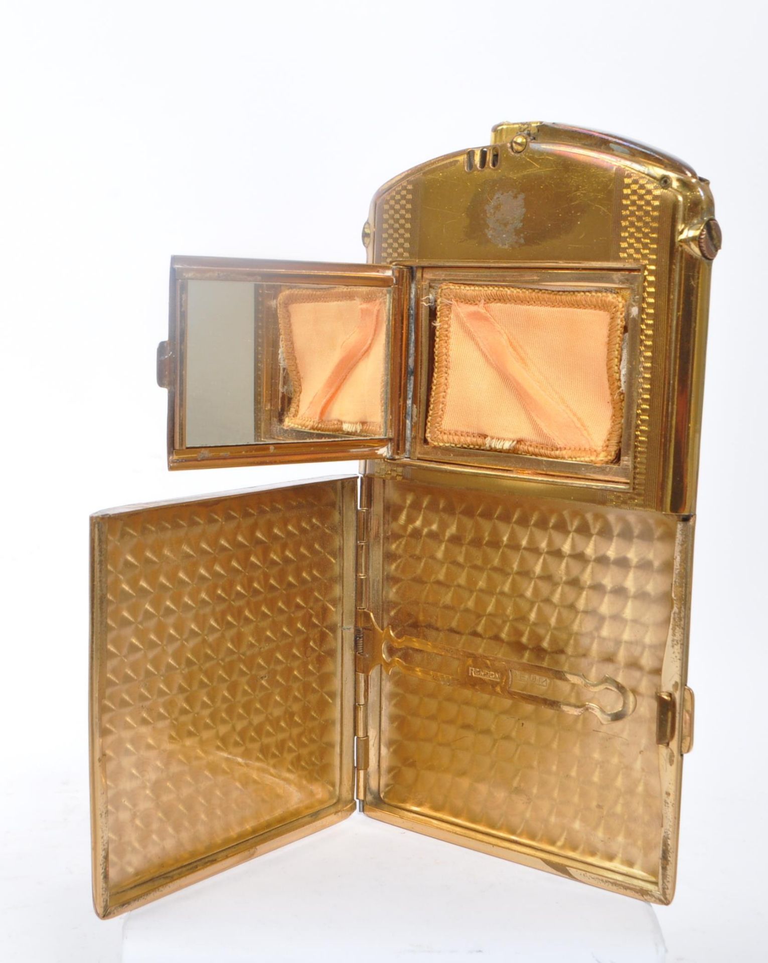 VINTAGE 20TH CENTURY 1940S LADIES GILT METAL CIGARETTE CASE - Image 3 of 5