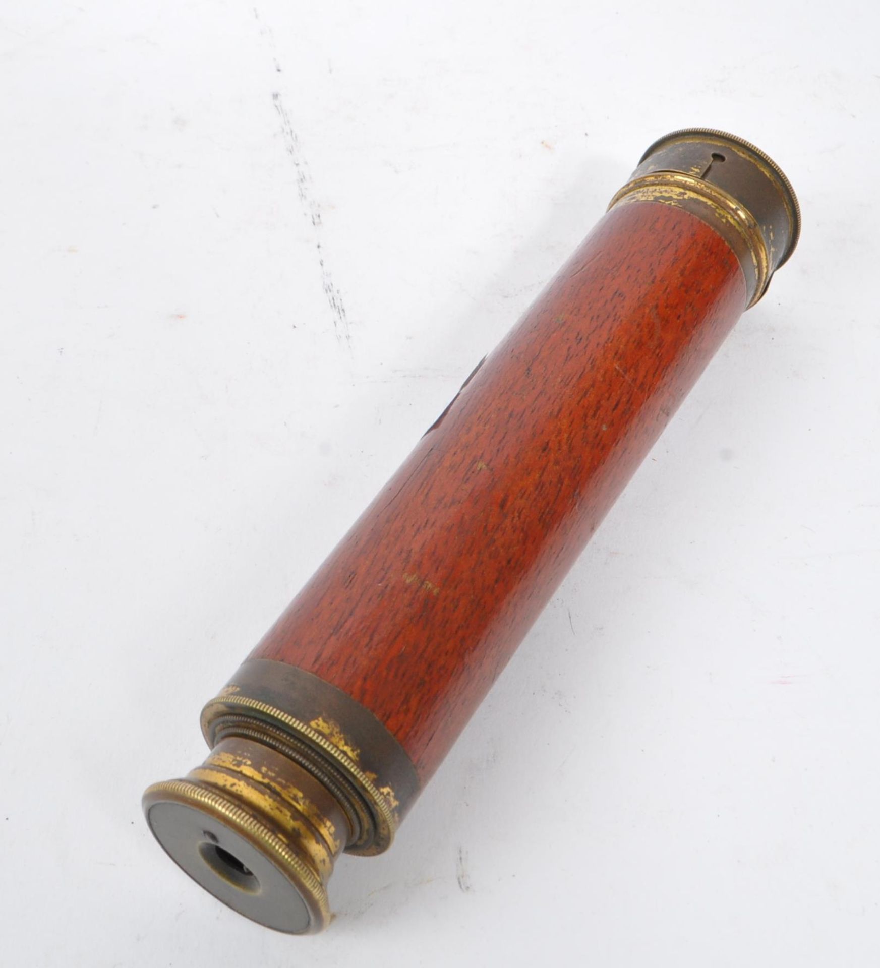 SALOM & CO - 19TH CENTURY BRASS MONOCULAR TELESCOPE - Image 5 of 8