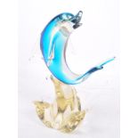 VINTAGE 20TH CENTURY MURANO STYLE GLASS DOLPHIN