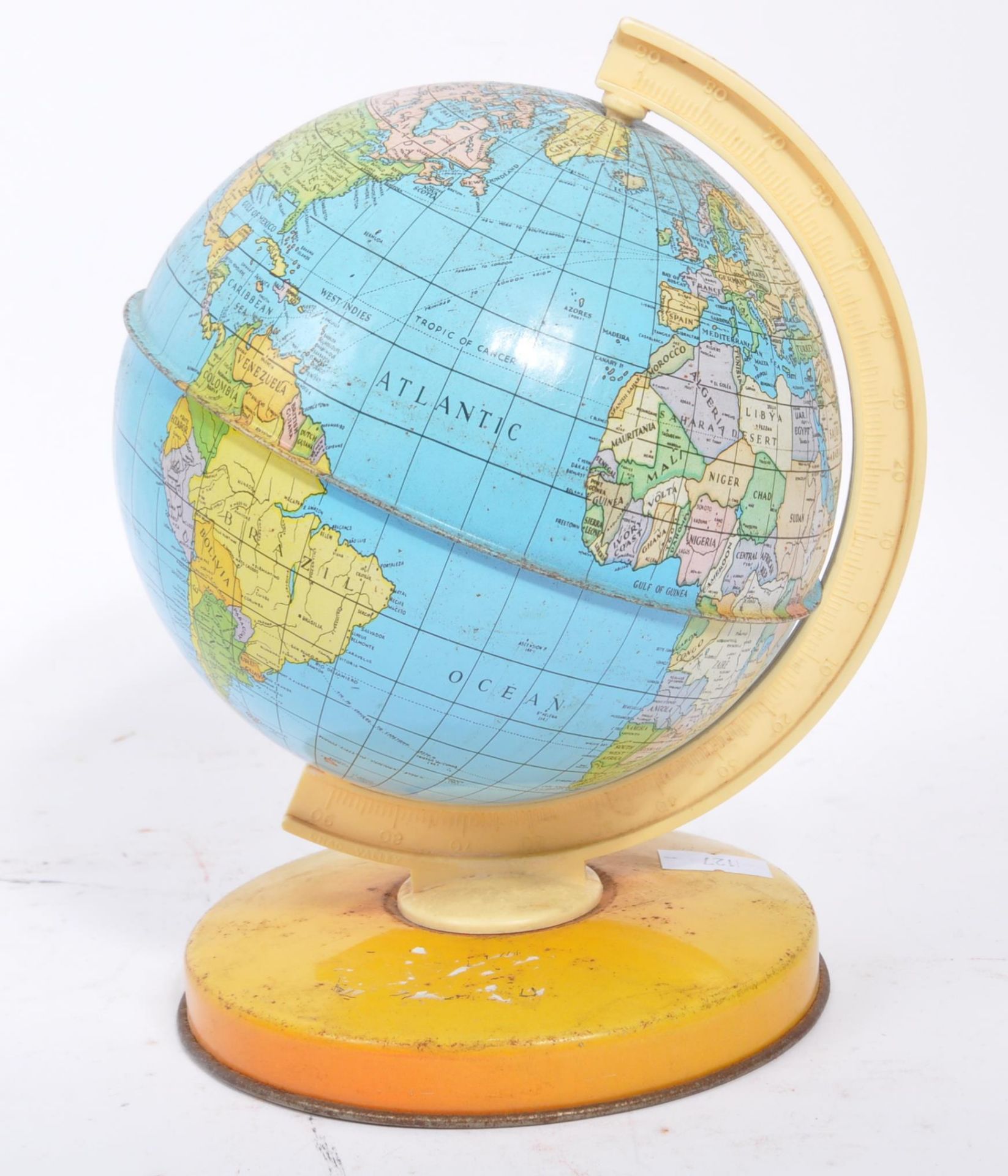 TWO 20TH CENTURY DESK TOP GLOBES - Bild 2 aus 5