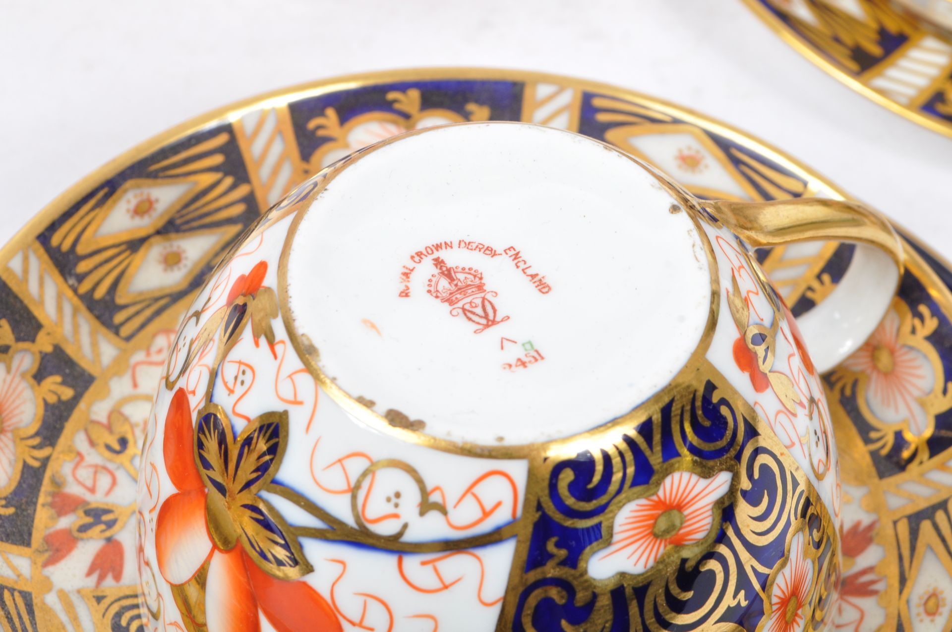 ROYAL CROWN DERBY - IMARI TRADITIONAL 2451 TEA SERVICE - Bild 6 aus 9