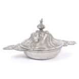 19TH CENTURY ART NOUVEAU LIDDED PEWTER POT