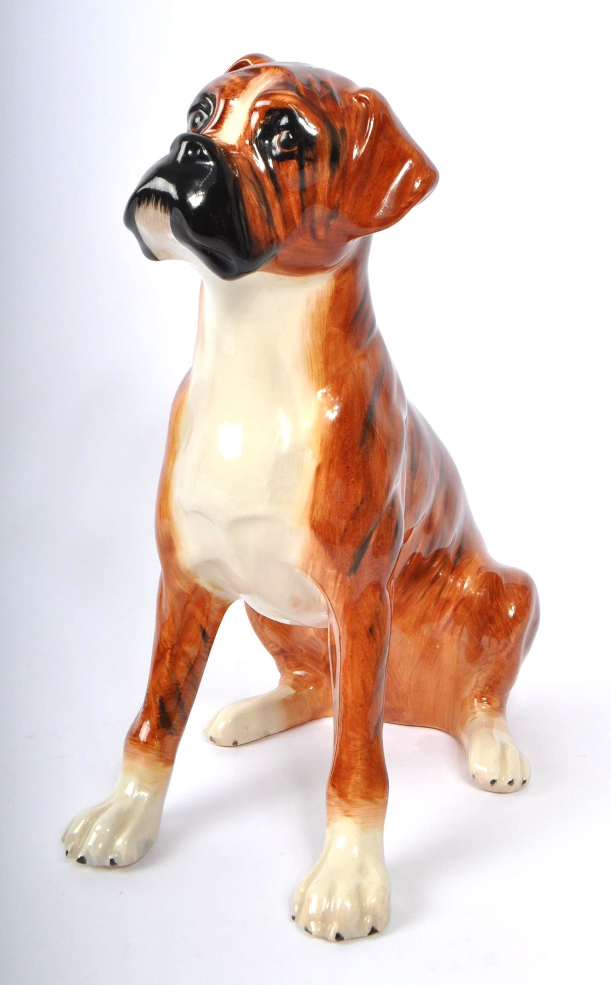 JUST CATS & CO - CERAMIC BOX DOG FIGURE - STOKE ON TRENT