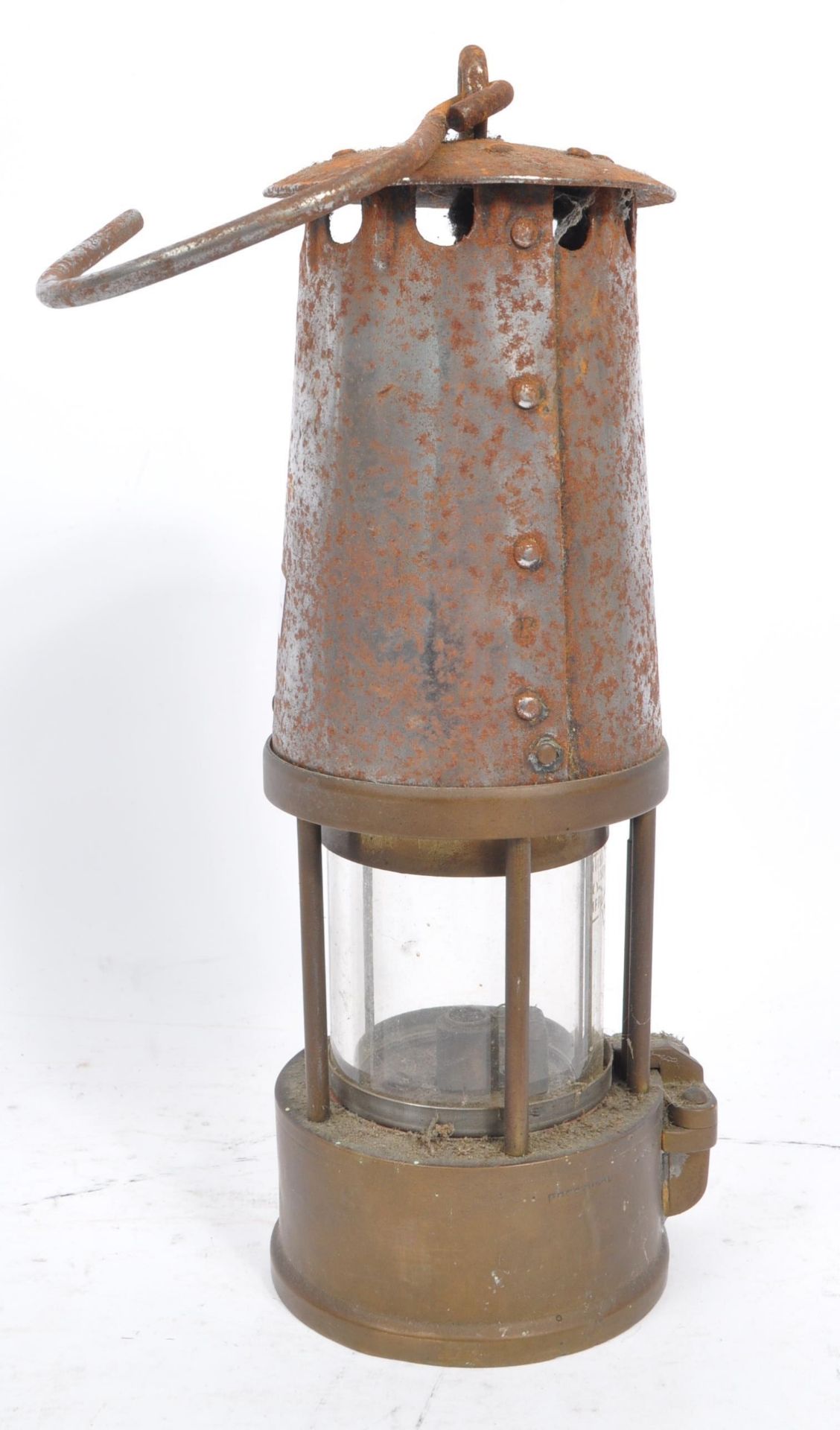 20TH CENTURY BRASS & METAL ECCLES MINERS LAMP - Bild 3 aus 5