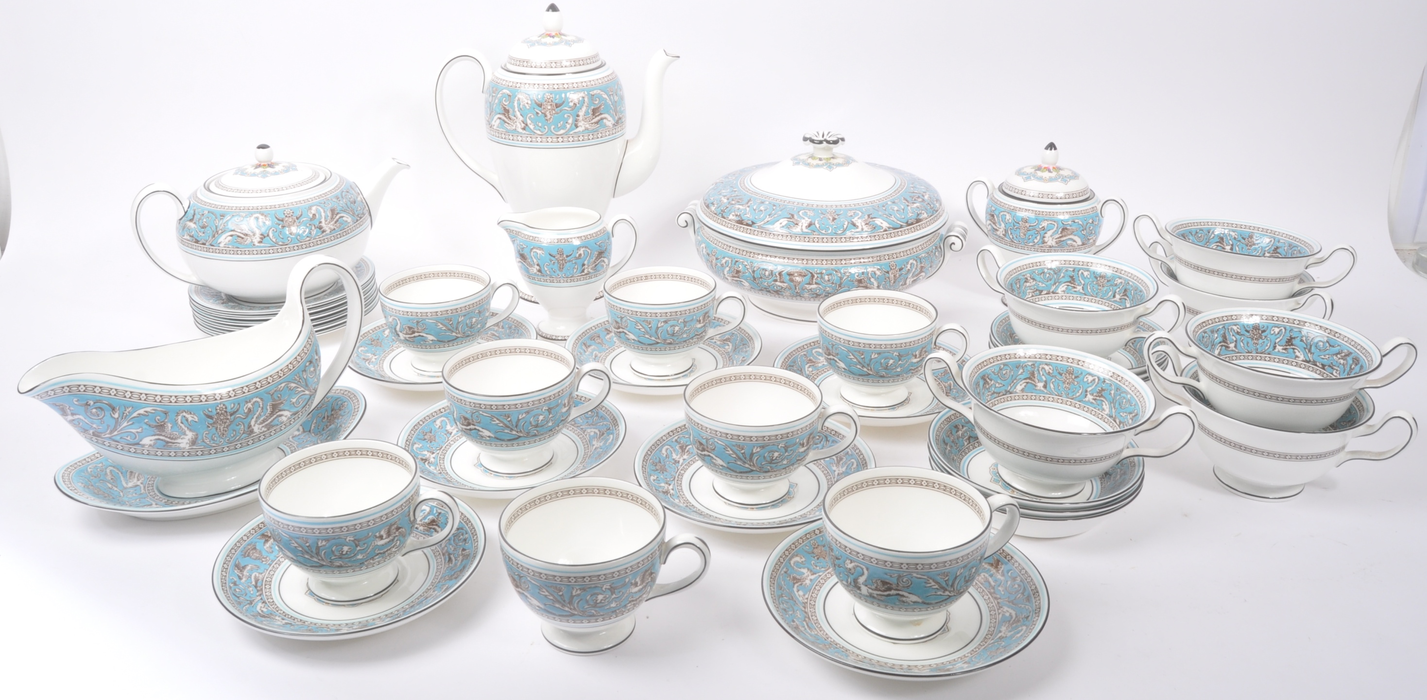 WEDGWOOD - FLORENTINE TEA AND COFFEE SERVICE - Image 2 of 11