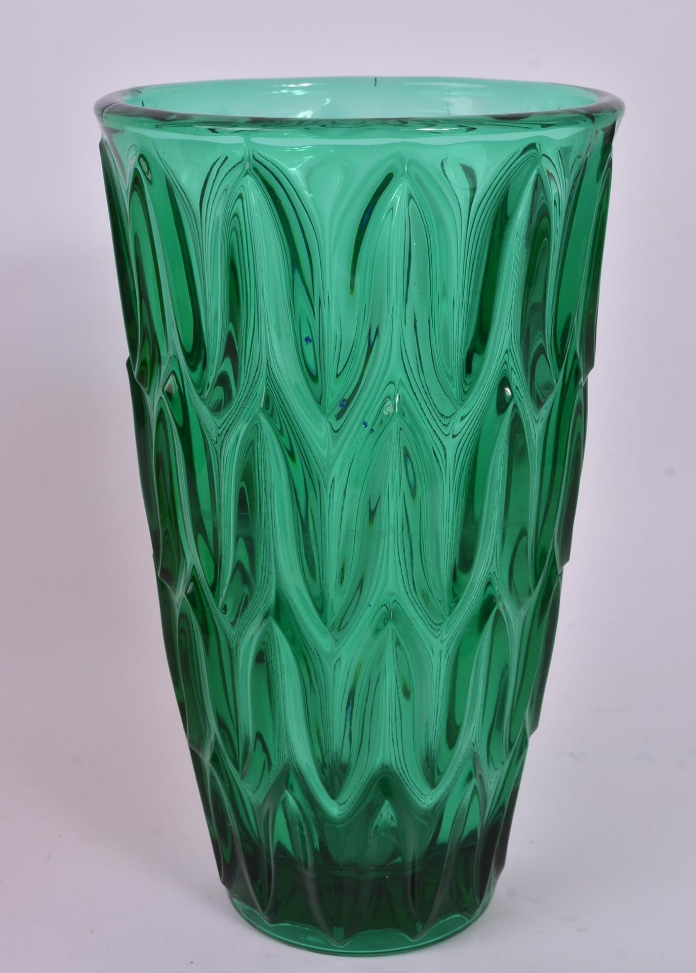 TWO MID CENTURY STUDIO ART GLASS VASES - Image 3 of 4