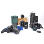 COLLECTION OF 20TH CENTURY 35MM CAMERAS AND LENSES