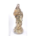 19TH CENTURY MERCURY GLASS JESUS FIGURE