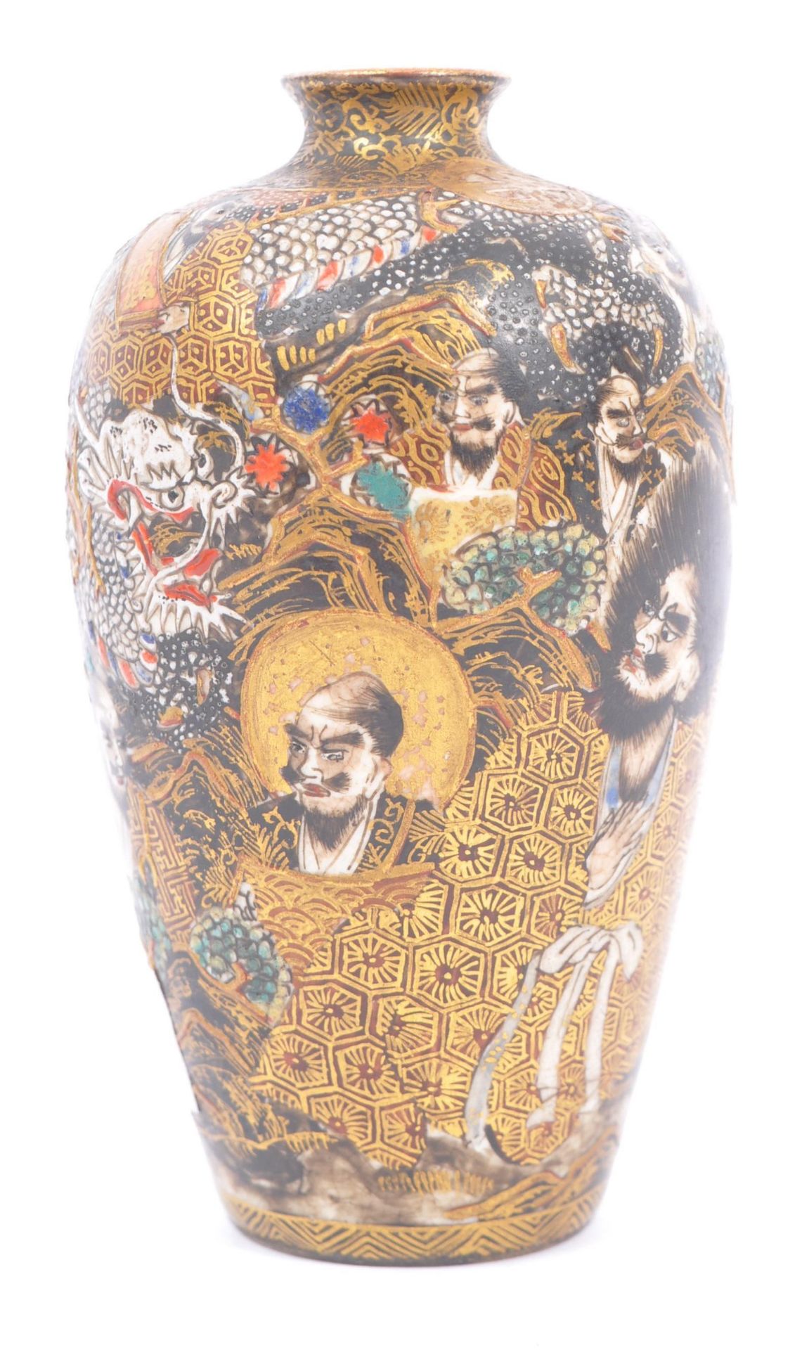 EARLY 20TH CENTURY MEIJI JAPANESE SATSUMA VASE - Image 2 of 6