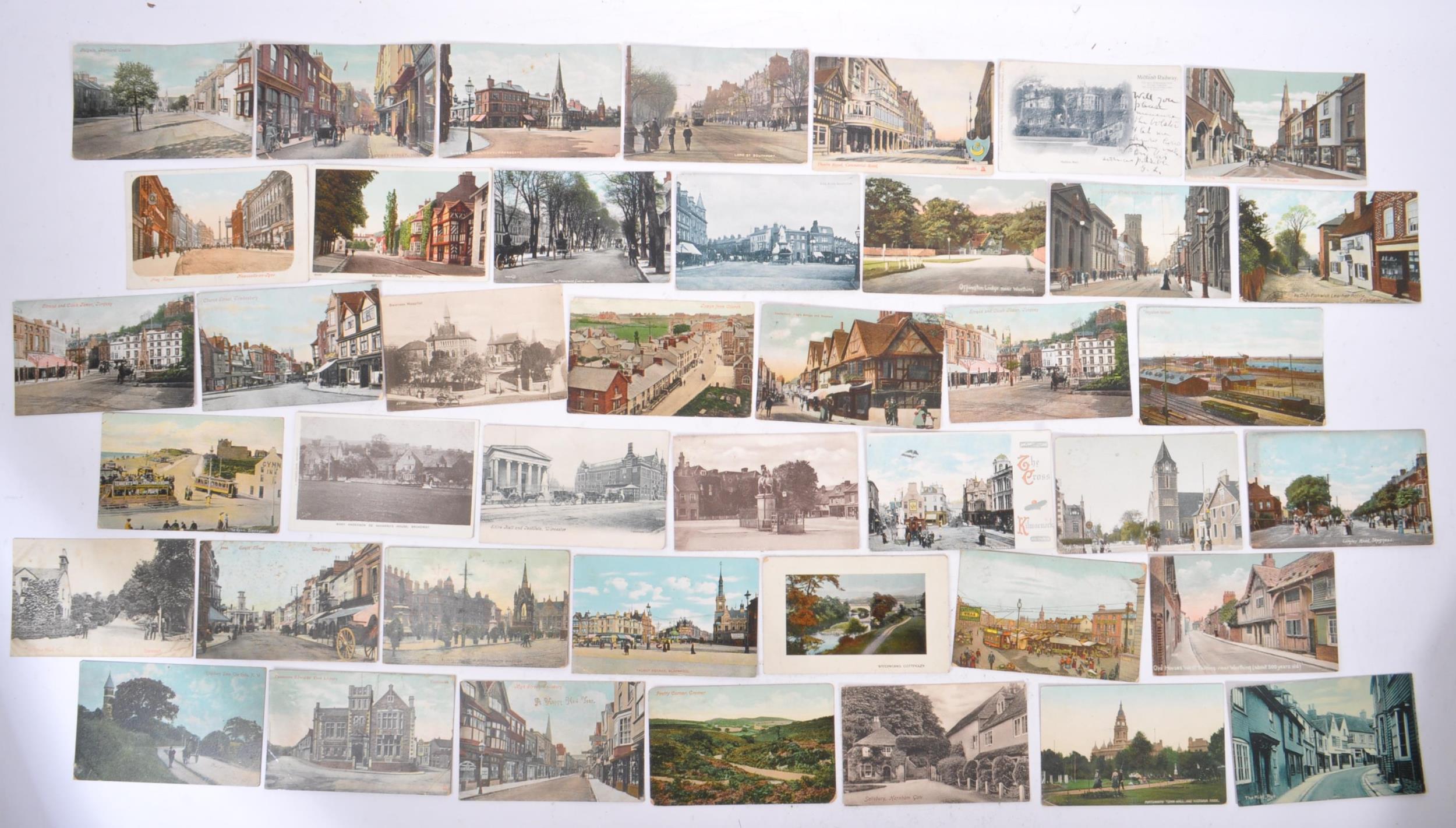 EXTENSIVE UNSORTED EDWARDIAN TOPOGRAPHICAL POSTCARDS - Image 6 of 23