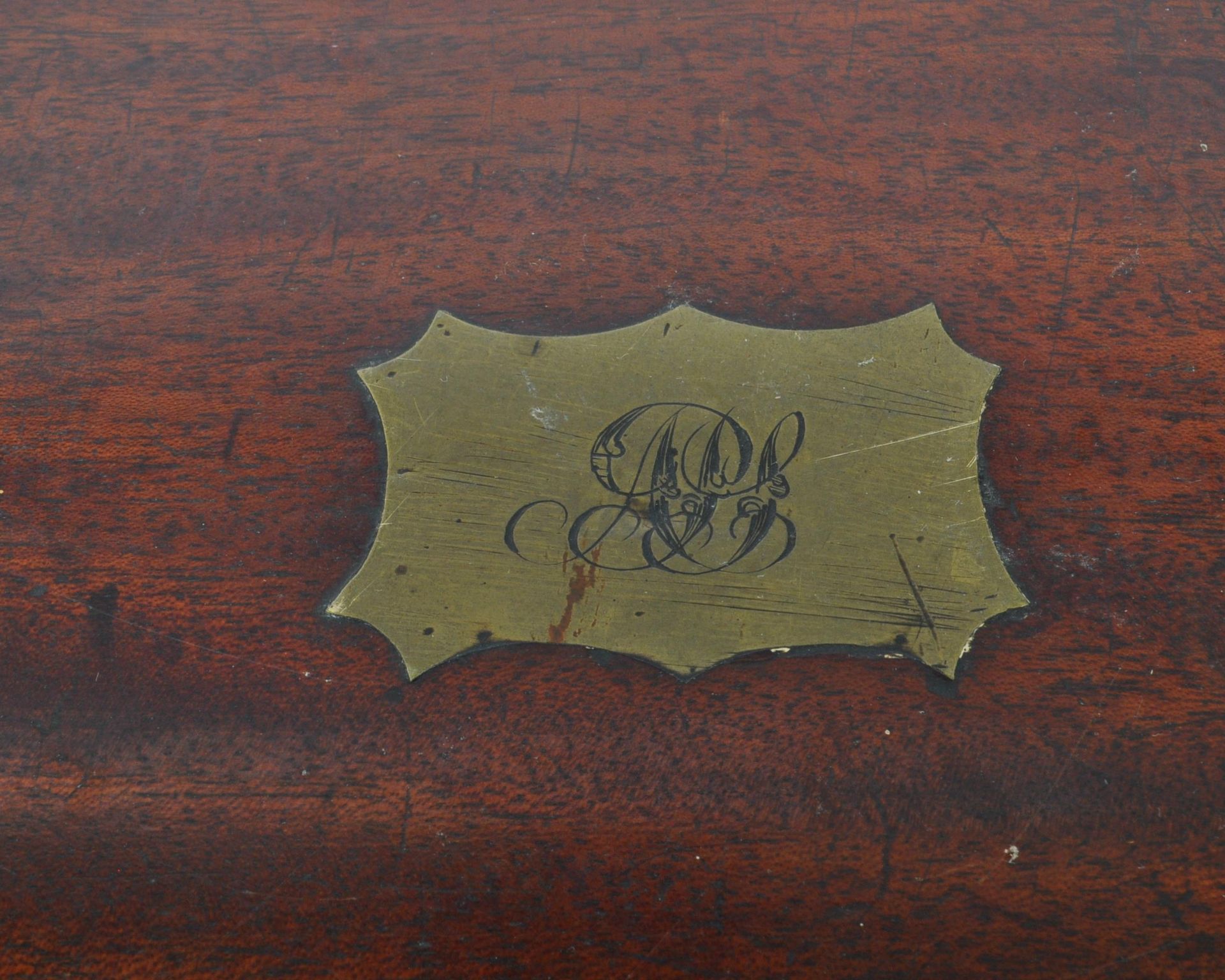 VICTORIAN 19TH CENTURY MAHOGANY WRITING SLOPE - Image 5 of 6