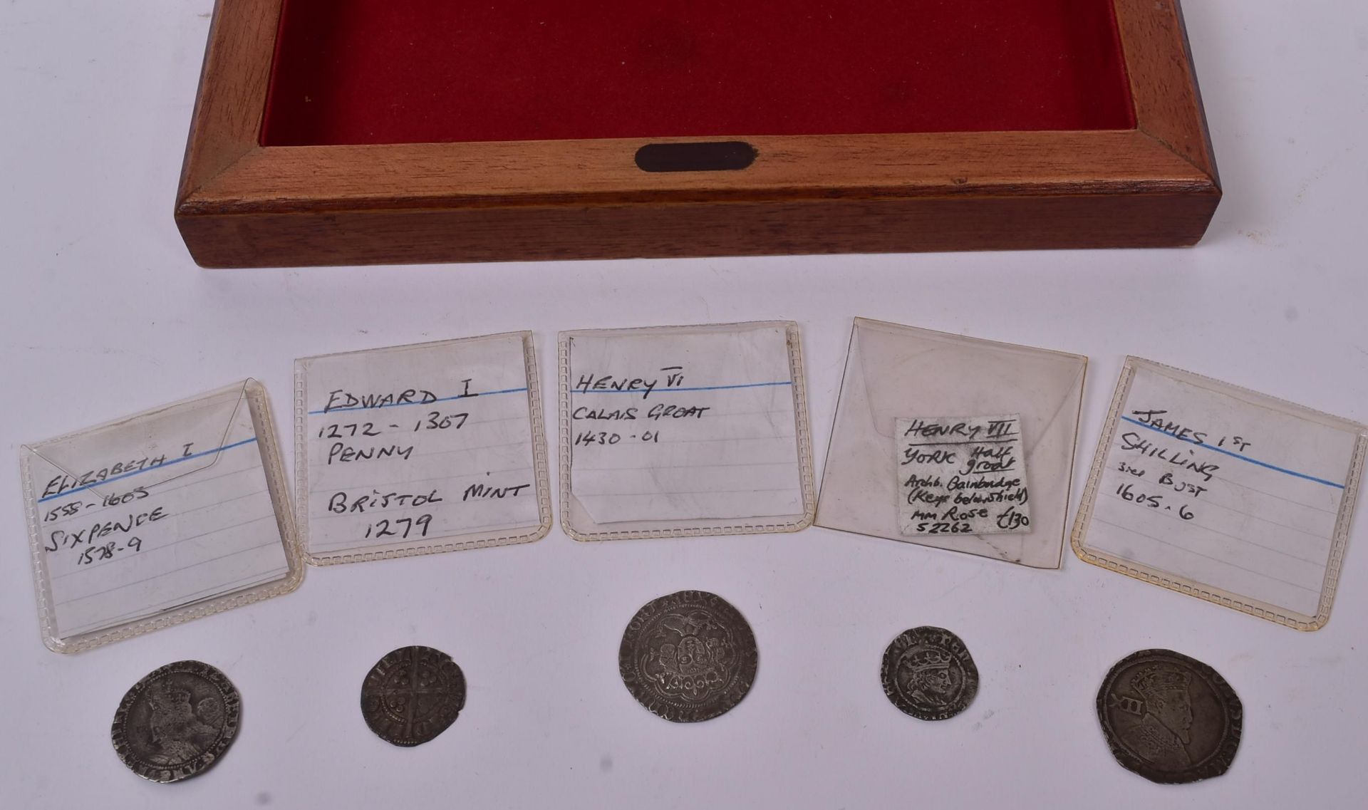 COLLECTION OF FIVE 13TH - 17TH CENTURY SILVER COINS - Image 3 of 3